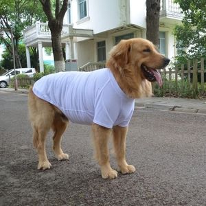 Lovelonglong Pet Clothing Dog Costumes Basic Blank T-Shirt Tee Shirts for Large